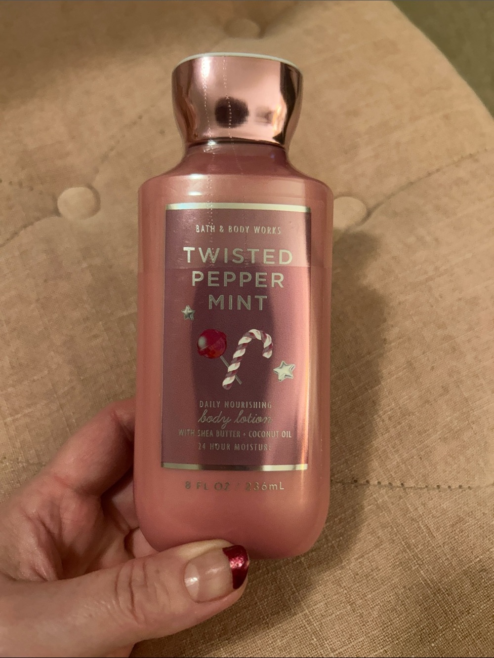Bath & Body Works Twisted Peppermint Body Lotion - new and sealed
